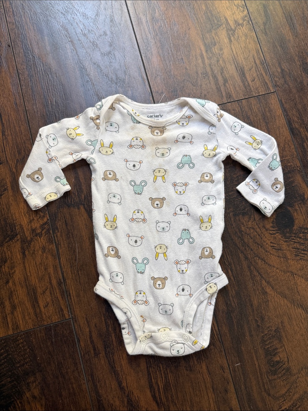 Animals baby onesie long sleeve